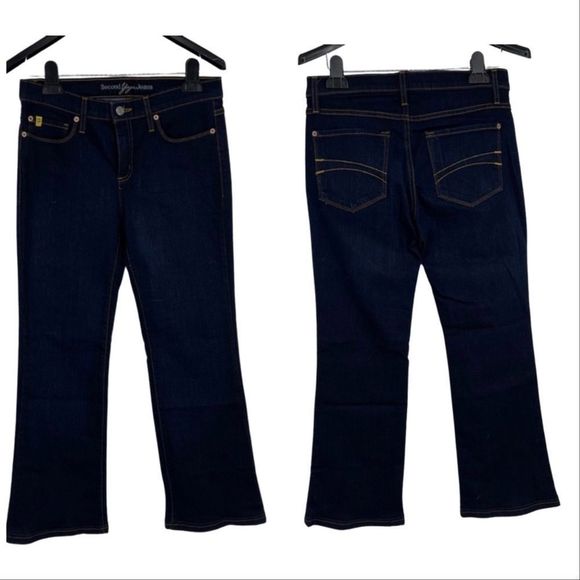 Second Yoga dark denim bootcut jeans - Picture 1 of 11